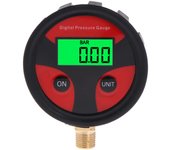 Medidor de presión de aire 0-200psi Dial Caucho Cobre Dial Herramienta de neumático digital para neumático de camión de automóvil