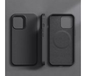Luxury For Magsafe Leather Case For Apple iPhone 16 Pro Max Plus Magnetic Animation Wireless Charge Shockproof Cover Accessories