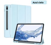 For Samsung Galaxy Tab S10 S9 S8 S7 Plus S7 FE 12.4 S7 S8 S9 11 A9 A9 Plus For Tab Case S6 Lite 10.4 With Pen Slot Tablet Cover