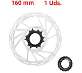 IIIPRO Bicycle Center Lock Bicycle Brake Rotor 140mm/160mm/180mm/203mm Road Bike Disc Brake Rotor with Lock Ring Bike Brake Pads