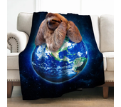 Cute Sloth Throw Blanket Super Smooth Soft Throw Blanket Lightweight for Bed Couch Sofa Travelling Camping Kids Adults Home Gift