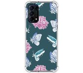 Funda Silicona Antigolpes para Oppo Find X3 Lite 5G diseño Flores 10 Dibujos