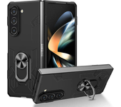 Shockproof Armor Car Ring Stand Phone Case for Samsung Galaxy Z Fold Flip 6 5 4 3 2 1 5G Magnetic Finger Ring Camera Lens Case