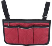 1pc Walker Electric Scooter Wheelchair Armrest Side Storage Bag Seat Armrest Storage Bag