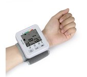 Monitor automático de la presión arterial with El Latido irregular portáil Bp del bolso manguito ajustable y Pantalla retroiluminada para personas mayores, uso doméstico
