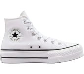 Zapatillas Converse Chuck Taylor All Star Lift Wide para mujer en color blanco