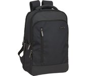 SAFTA - Mochila Business para Portátil 15-6 con conector USB - Mochila pc Compartimento principal con cremallera de gran formato con alojamiento para portatil de 15-6 -Mochila Bolsillo interior con cremallera