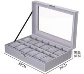 Holder Organizer PU Leather Storage Case Watch Display Jewelry Box For Men Or Women saat kutusu