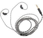 Upgrade Earphone Cable 3.5MM to 2 Pin 0.78mm Silver Plated Copper Flexible for Revonext QT2 QT3 RX8