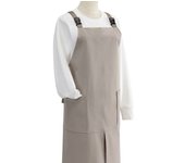 Korean Japanese Style Waterproof Apron Solid Color with Pockets Cooking Apron Adjustable Simple Sleeveless Apron Picnic