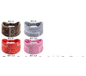 Women Headband Cashew Printed Bohemian Wide Elastic Sport Yoga  Sweat Absorption Floral Hair Band 4pcs/set