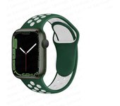 Silicone Strap For Apple Watch band 44mm 40mm 49mm 45mm 41mm 42mm sport bracelet correa iWatch Series 8 SE 7 6 3 9 Ultra 2