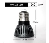 UVA + UVB LED Reptile Light Dedicated Effective Sunbathe Heat Lamp Durable Full Spectrum Sun Lamp Ultraviolet Calcium
