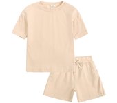 Traje para niños Niños y niñas versión coreana traje deportivo de verano 2025 nuevo verano ropa pequeña y mediana