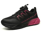 Zapatos de seguridad antigolpes para mujer, zapatillas de trabajo antipinchazos, con botones giratorios, transpirables, con punta de acero, protectores