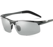 Gafas que cambian de color Gafas de sol polarizadas de aluminio y magnesio deportivas, gafas de ciclismo gafas de sol
