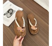 Lindas y dulces chanclas de dibujos animados zapatillas zapatillas sandalias casuales al aire libre