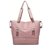 Bolsa de equipaje portátil Oxford con comparticompartizapatos, bolsa de lona ligera Simple para la aptitud, viajes