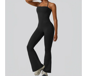 Casual Yoga Jumpsuits Women's Tracksuit One Piece Workout Rompers Sportswear Gym Set Workout Clothes For Women Flared Pants