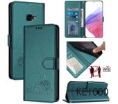 Para Samsung Galaxy J4 J6 Xcover 4 4S 5 6 Pro Plus 2018 Caso De Ranura De Tarjeta Anti - Caída De Solapa De Color Sólido