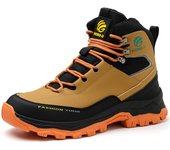 Zapatos de seguridad para hombre, zapatillas de trabajo impermeables, botas altas ANTIPERFORACIONES, punta de acero, con protección