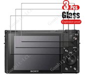 3PCS 9H Tempered Glass For SONY RX100 RX100M2 RX100M3 RX100M4 RX100M5 RX100M6 RX100M7 Camera LCD Screen Protector Cover Film