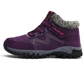 Botas de nieve para hombre otoño e invierno antideslizantes cálidos zapatos de algodón casuales de caña alta