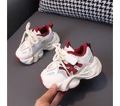 Nuevos zapatos deportivos transpirables para niños de una sola red