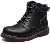 Botas Martin para hombre Botas de cuero informales de media caña Zapatos de moda