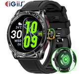 Smart Watch for Men Make Answer Calls 1.43" AMOLED HD Big Screen Heart Rate Sleep Monitor Sports Fitness Tracker Smartwatch Compatible with iPhone Android Phones