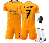 Adult 2425 Real Madrid Home Football Uniform Suit Correct Version No. 9 Mbappe Jersey With Socks 5 Bellingham Factory
