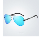 Gafas de Sol Hombre Polarizadas Clásico Aviador Metal Protección UV400