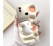 Case For Samsung Galaxy A10 A105F A10s A107F Soft Liquid Silicone Back Cover For Samsung M01s SM-M017F Funda Rabbit Cat Panda