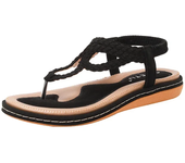 Sandalias Planas Antideslizantes Para Mujer, Zapatos Bohemios De Talla Grande 42, D082, Verano, 2024