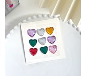 Account Scrapbooking Stationery Bling Decorative Sticker DIY Children Toys Love Heart Rhinestone 3D Crystal Diamond Sticker