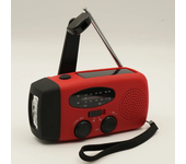 Actualización de Radio multifunción manivela Solar USB FM/ AM/ NOAA WB Radios meteorológicas linterna de emergencia banco de energía
