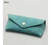 Portable Bag Soft Leather Cases Men Women Fashion Fold-able Eyewear Protector Glasses Box for Sunglasses