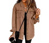 autumn women's fashion denim coats casual turn down collars overcoats