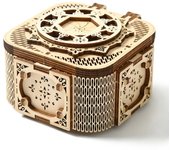 Rompecabezas de madera 3D DIY, caja de música, juguetes educativos exquisitos, Kit de modelo de bloques de construcción