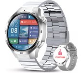 Relojes inteligentes para hombres Watch GT5 Pro Smart Watches 1.53 inch 360*360 HD AMOLED Screen NFC GPS Tracker Bluetooth Call Health Monitoring Watches Men,Men's Business Smartwatch,Men's Gift