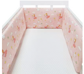Protector de cuna Chichonera Para bebé, barrera envolvente Para cama infantil, cojín Para recién nacidos, cuna trenzada