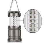 30LED Tent Lamp Waterproof Camping Power by 3*AA Battery Emergency Light Portable Lantern Working Lighting Flashlight
