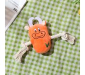 Juguete de Peluche de Dibujos Animados para Mascotas Pequeñas Muñeco de Perro y Gato con Sonido Interactivo para Limpieza de Dientes Recomendado para Todas las Raças de Perros y Gatos Hecho en China
