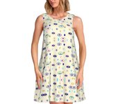 Custom Evil Eye Women's Summer Türkiye Lucky Charm Casual Beach Dress Sleeveless Top
