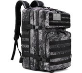 Mochila militar Mochila táctica impermeable de 45 L Mochila Molle Bolsa de asalto grande adecuada para caminatas al aire libre, campamentos, caminatas y más