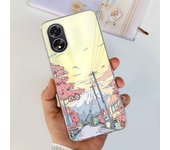 For OPPO A38 4G Case CPH2579 A 38 Shockproof Cover Stylish Flower Love Heart Soft Silicon Funda For OPPO A18 CPH2591 Coque 6.56"