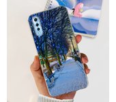 Lovely Cat Pattern Back Case For Vivo Y7s Cases Child Fashion Soft TPU Clear Silicone Bumper For Vivo Y7s V1913A V1913T Capas