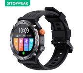 Men's Smart Watch SANLEPUS, Outdoor Sports Smartwatch, 1.39" HD Screen, 1ATM Waterproof, Bluetooth Calls, Notifications, AI Voice Assistant, 410mAh Long Battery Life, 100+ Sports Modes, Health Monitor, Compatible with Android/iPhone/Xiaomi/Huawei/Samsung