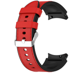 Correa híbrida de cuero y silicona para Samsung Galaxy Watch 4, 6 Classic, 47mm, 46mm, Galaxy Watch 6, 40mm, 44mm, 5Pro Band Bracelet