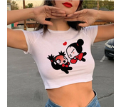 Pucca t shirt female y2k clothes japanese harajuku kawaii kawaii 2022 t-shirt harajuku kawaii